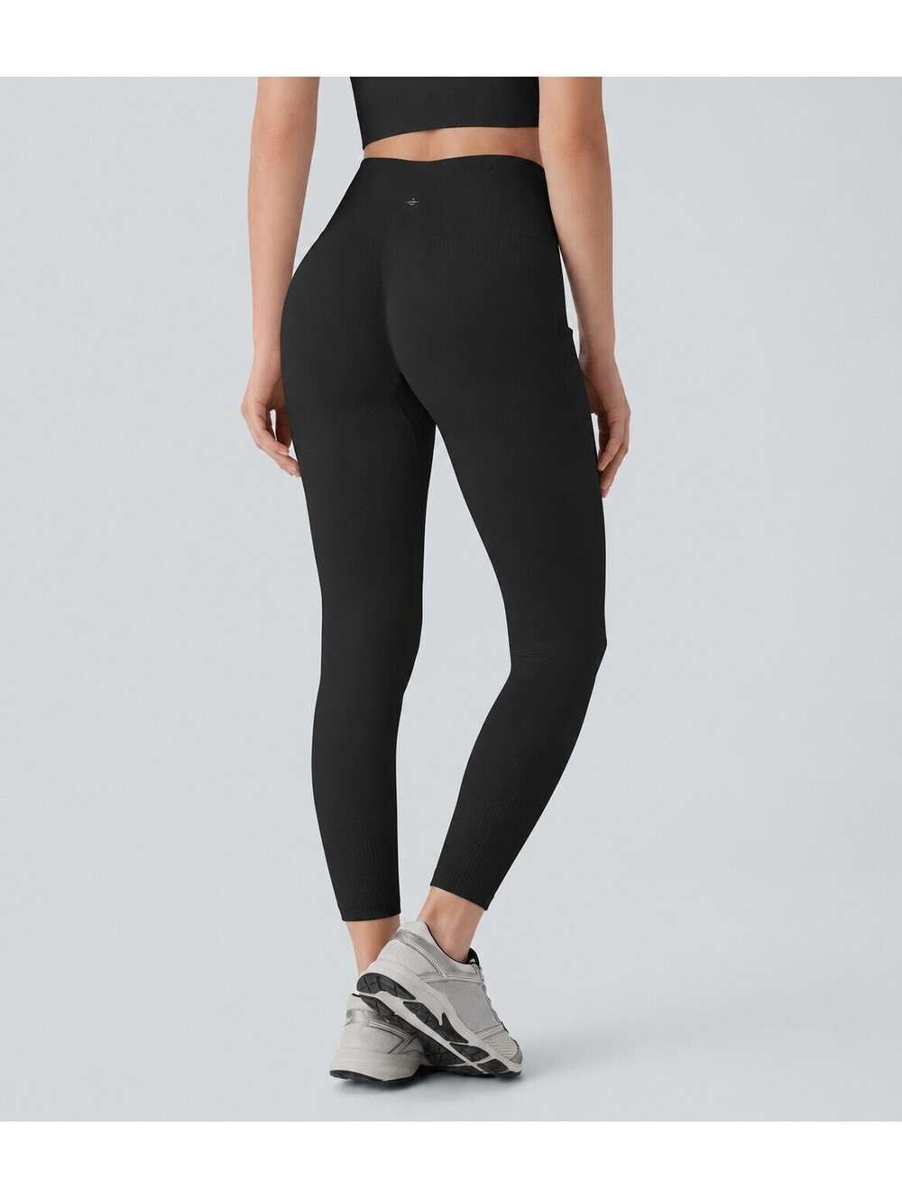 Halara Seamless Flow High Waisted Tummy Control Butt Lifting Leggings Size L 7/8
